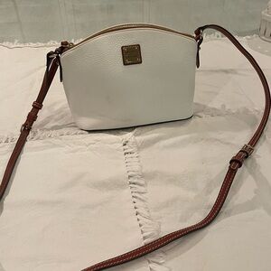 Dooney & Bourke white crossbody purse